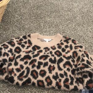 Leopard print sweater